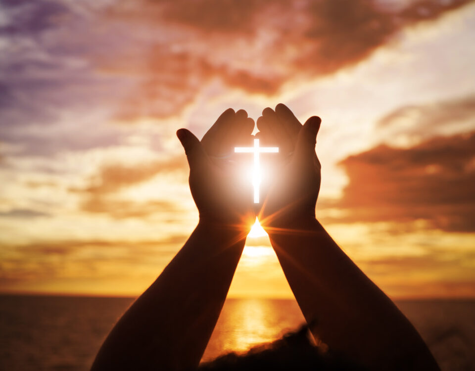 Human hands open palm up worship. Eucharist Therapy Bless God Helping Repent Catholic Easter Lent Mind Pray. Christian Religion concept background. fighting and victory for god