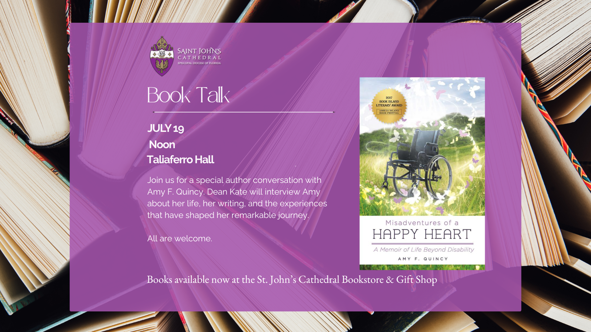Book Talk with Amy Quincy