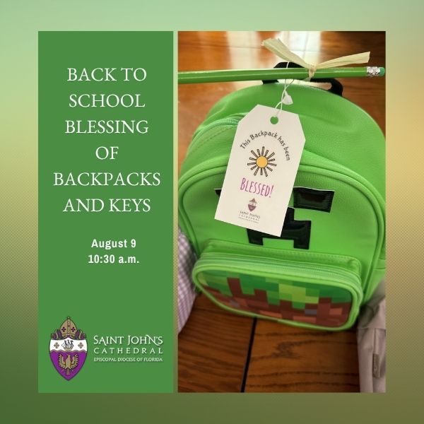 Blessing of the Backpacks